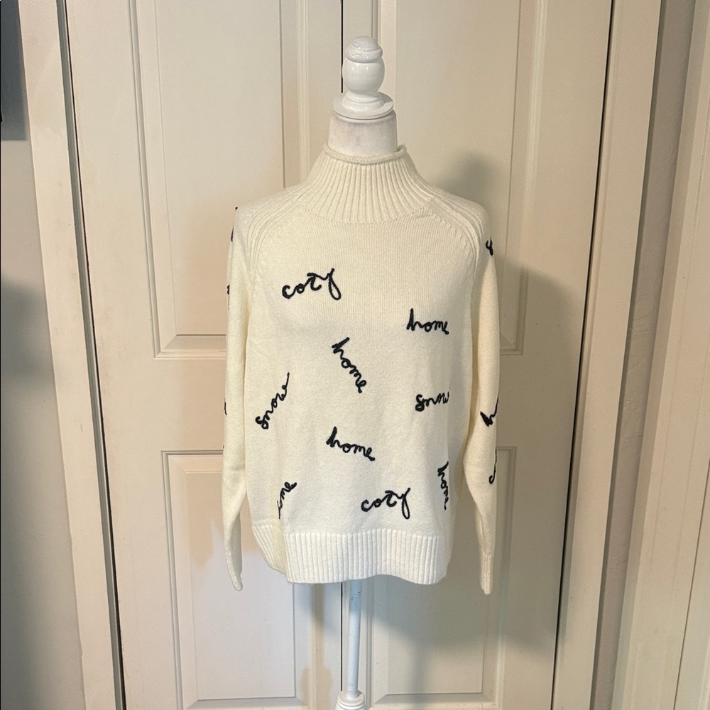 Sundance Boutique Cream Turtleneck Sweater